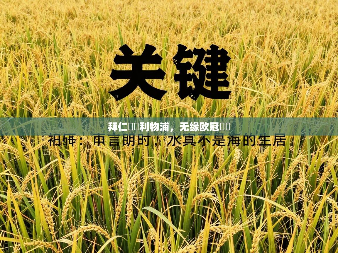 拜仁慘敗利物浦，无缘欧冠決賽